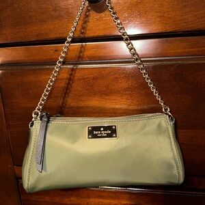 KATE SPADE GREEN BAG - WITH STRAP